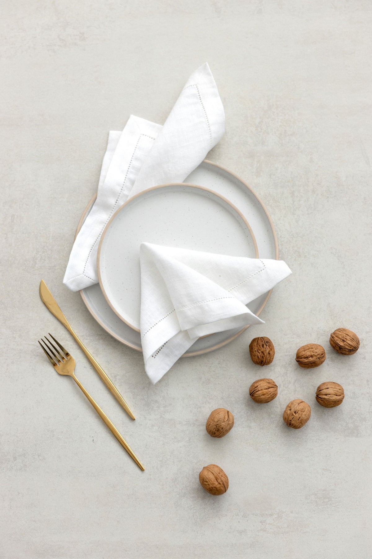 Linen Hemstitch Napkins – SET OF 2